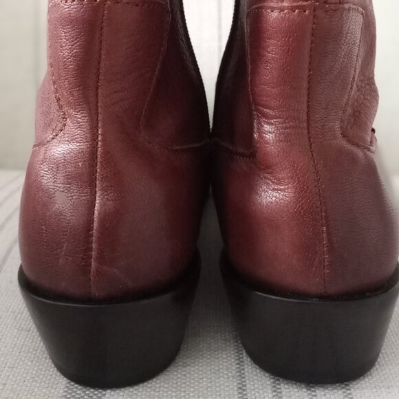 'ZABA' Brown Leather Boots Size 6.5 - 7 EUC - Picture 11 of 14